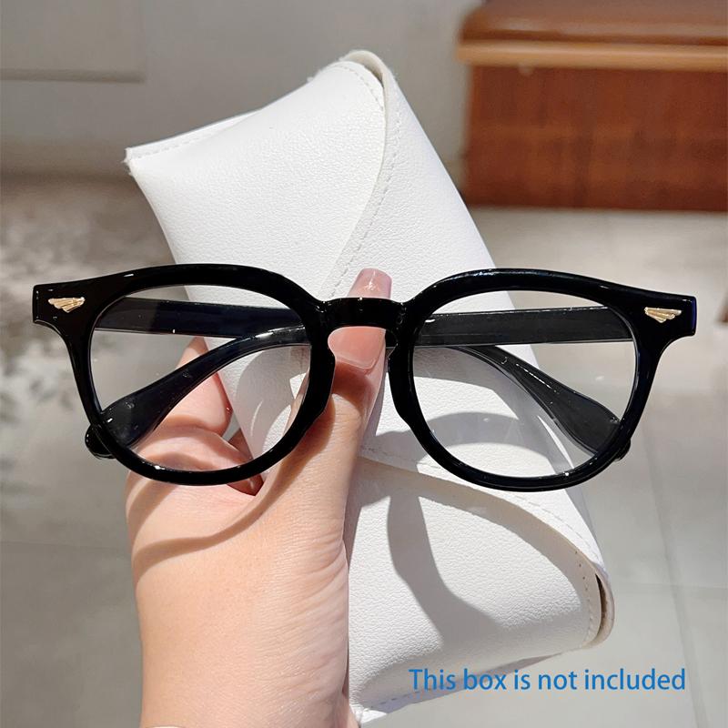 Vintage Round Glasses Women New Fashion Candy Color Rim Blue Light Blocking Optical Frames Trendy Korean Style Eyeglasses