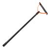 Manual Garden Whip with Dual Serrated Blades for Efficient Grass Cutting 65 Manganese Steel Blade Black Finish