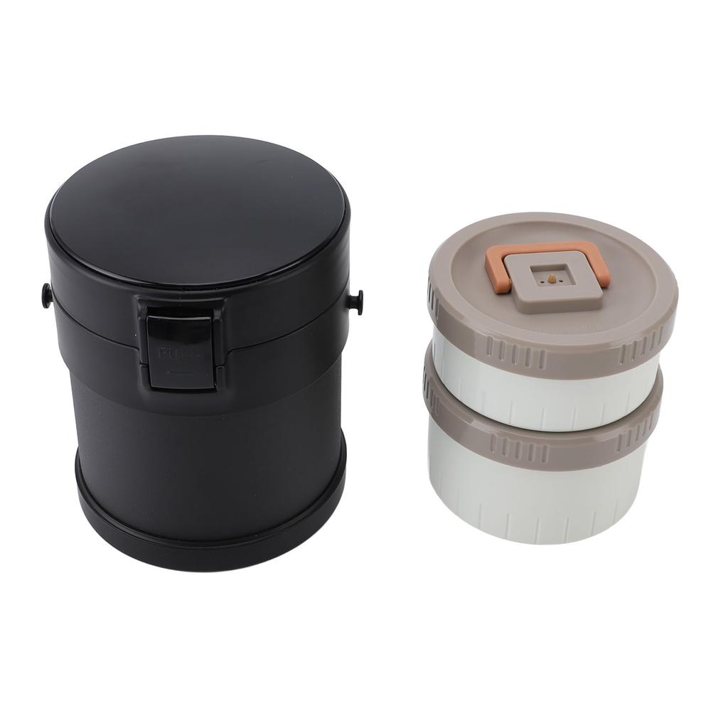 Insulated Food Jar Professional 1.4L Capacity 304 Stainless Steel Double Layers Leakproof Vacuum Lunch Box Container with Strap for Work School Travel