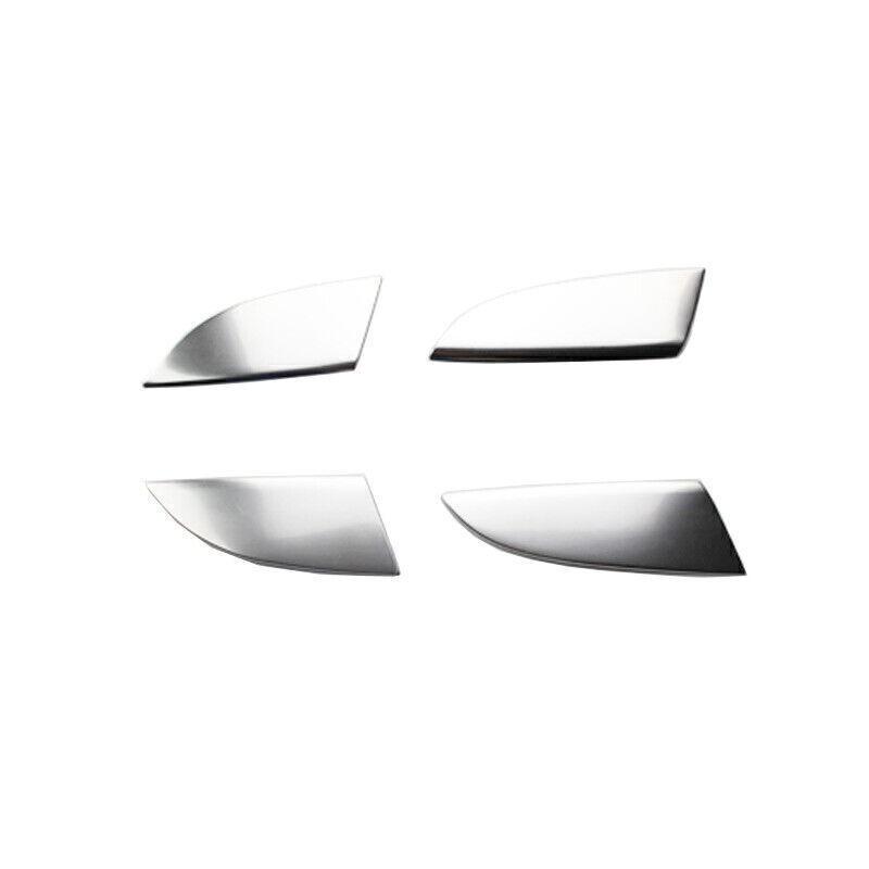 For Buick Regal 2009-2017 Silver Steel Inner Door Armrest Handle Cover Trim 4PCS