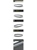 JAC 16 Refine M4 Rain Guards with Bright Strip Sun Visor Trim