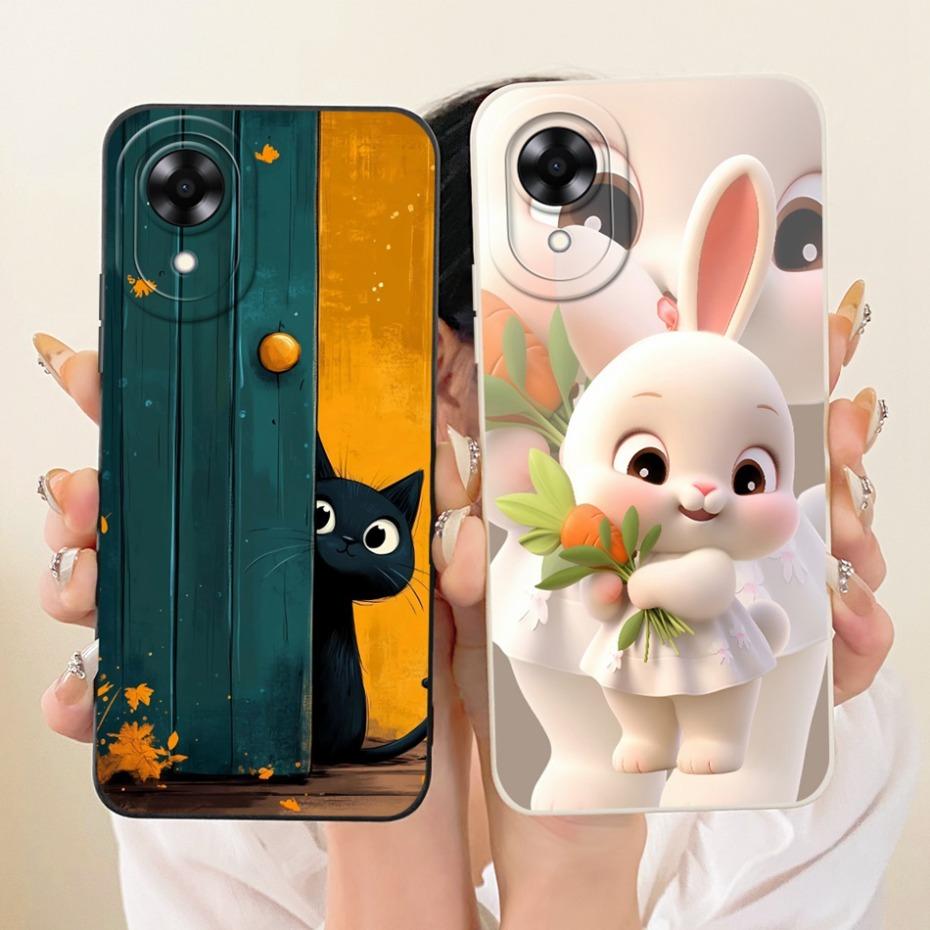 New Fashion Phone Case For OPPO A17K A17 Soft Silicone Cases For Oppo A17 A17K CPH2471 CPH2477 Shockproof Covers Bumpers