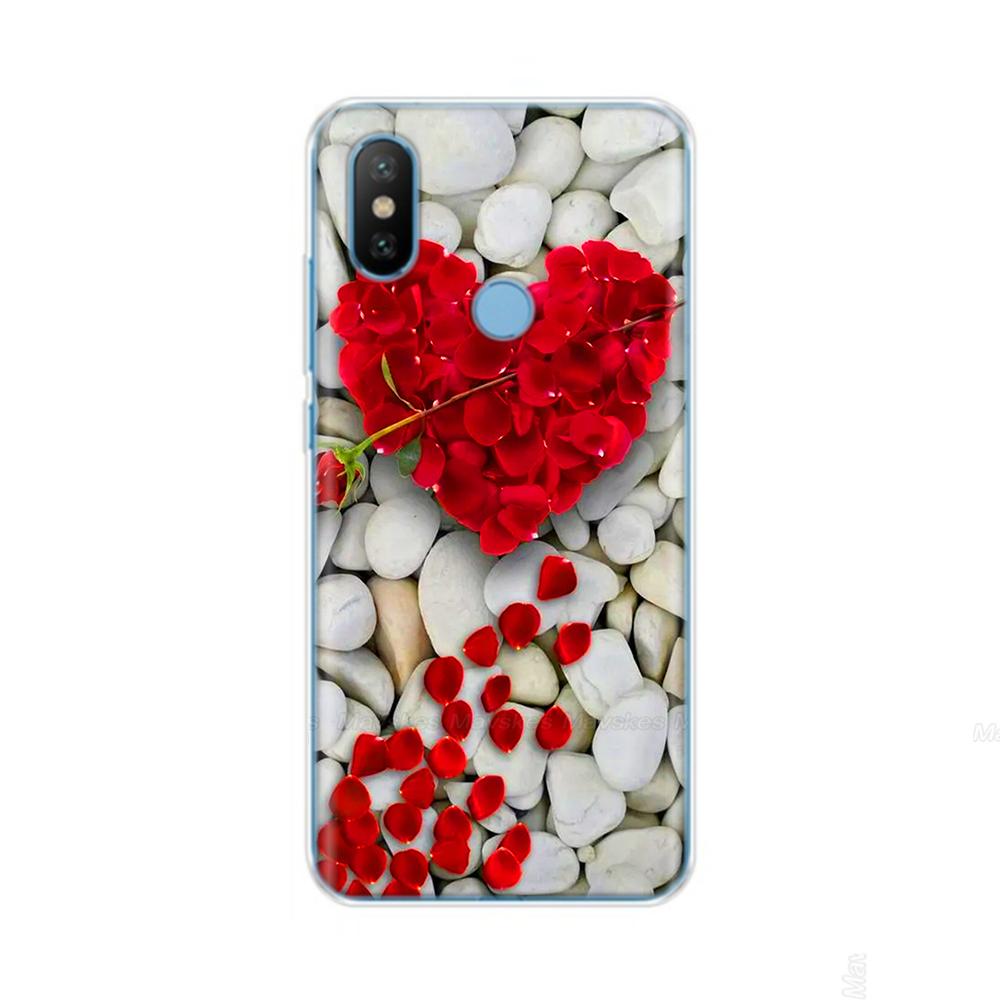 For Xiaomi Mi A2 Case Cover for Xiaomi Mi A2 Lite Transparent TPU Silicone Phone Case on Xiomi MiA2 MiA Mi A 2 lite Fundas Coque