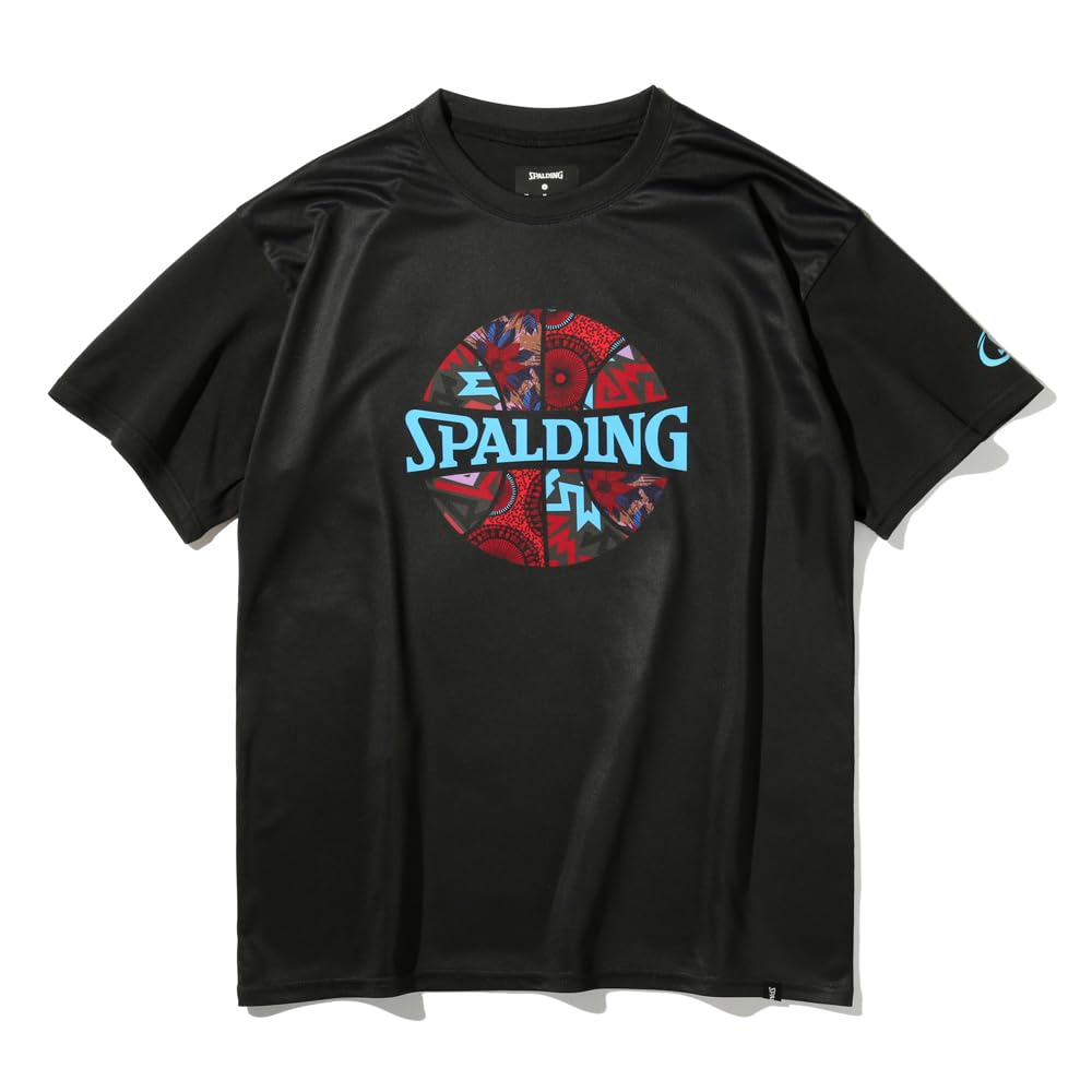 

Spalding African Batik Ball Print T-Shirt, Black, Medium, SMT25001