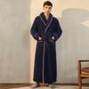 2025 Autumn/Winter Unisex Extra-Long Coral Fleece Bathrobe