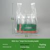 GLACIER Transparent Plastic Vest Bags