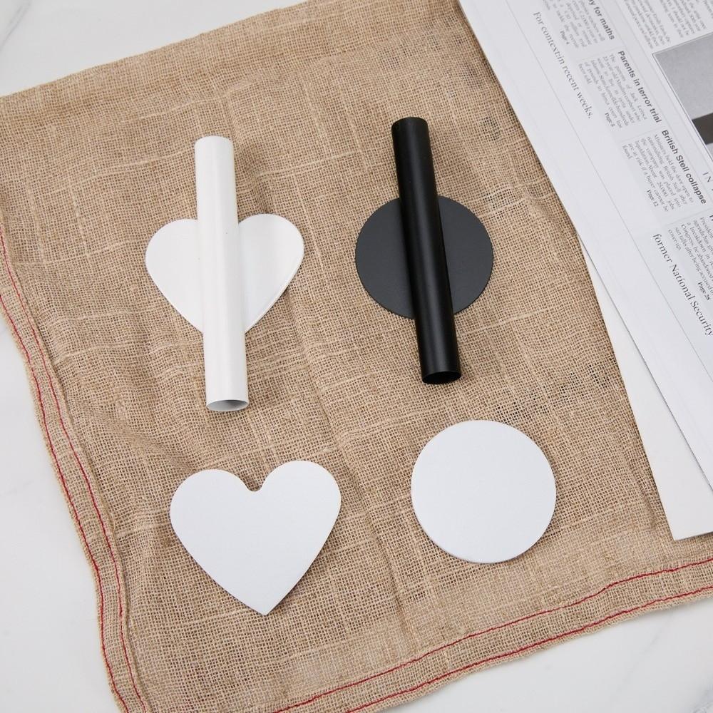 Self Adhesive Wall Flower Vase Metal Hanging Vase Floral Bouquets Holder Flower Holder Living Room