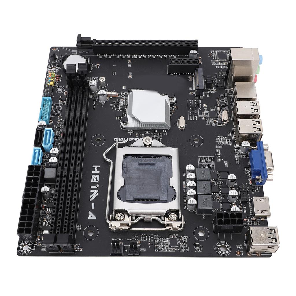 H81M A Mining Motherboard for LGA1150 ATX DDR3 Serial ATA3.0 M.2 NVME 1920x1080 60Hz PCIE 2.0x16 Gaming Motherboard for