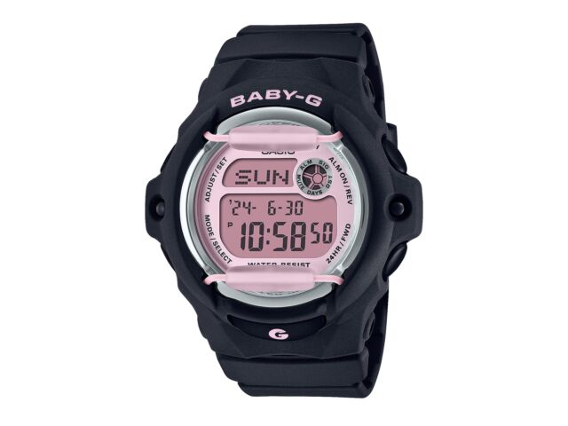 

Женские часы CASIO Baby-G BG-169U-1CJF с суперподсветкой, черный, розовый, НОВЫЕ