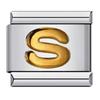 Trendy Italian Charms Bracelet 26 English A-Z Letter Custom Gold Color DIY Jewelry Making Gift Hand Bangle Chain Jewellry