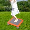 Mini Kids Trampoline Workout Toy Jumping Stable for Indoor Home School Orange