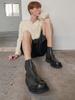 Blanc Sur Blanc [Men] Lucien Chelsea Boots Black