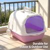 XL Anti-Splatter Portable Cat Litter Box with Fully Enclosed Design Kitten Deodorizing Disinfecting Handle in Stock for Wholesa