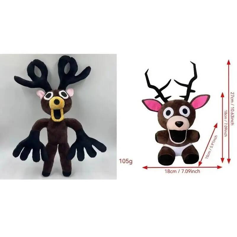 Nuovo Peluche 99 Notti Nella Foresta Merchandising Gioco Supporto e Seduta Marrone Alce Cervo Gufo Bianco Bambola di Peluche Cuscino Per Regali Bambino
