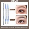 Novo Ultra-Fine Eyebrow Pencil Female Distinct Look Wild Eyebrows Nature Waterproof Sweatproof Long Lasting Fadeless Newbie Beginner