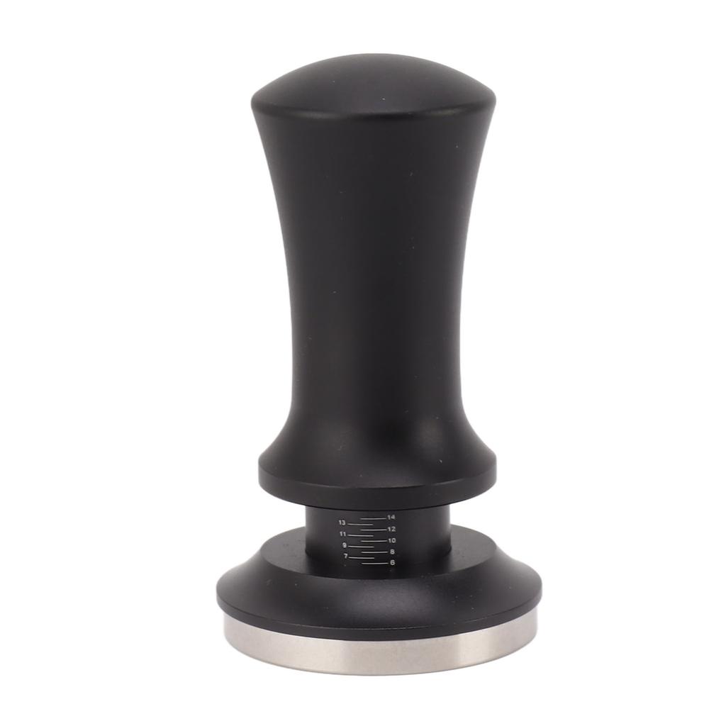 Coffee Tamper Aluminum Alloy Stainless Steel Constant Pressure Spring Powder Tamping Tool with Precise Scale