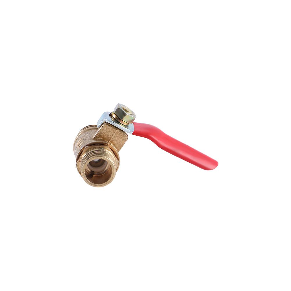 12mm Air Compressor Brass Switch Pipe Fittings Pipe Male To Male Thread Ball Valve
