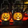 Quick Assembly Halloweens Plastic Lantern Plastic Materials Battery Powered Decoration for Classroom Home Parties