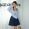 Deondeulob Dd_Sleeveless Layered Dress Loose Top Set_Blue