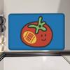 Cartoon Tomato Pattern Entrance Door Mat Nordic Style Home Doormat Bathroom-Toilet Mats Bedroom Hotel Decor Mat