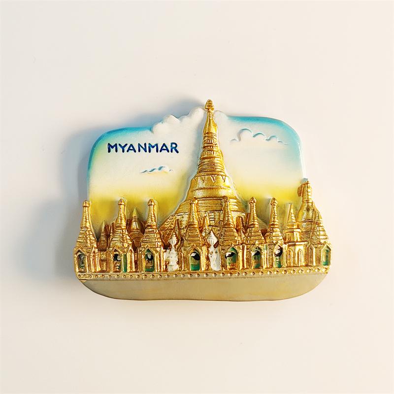 Itália Verona Romeu e Julieta 3D Estereoscópico Lembranças Turísticas Pintura em Resina Decoração Casa Ímãs de Geladeira