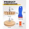 Eraser Wheel for Drill, Sticker Remover Tool for Automotive Car Sticker, Vinyl, Rv, with Plastic Scraper, Scraper Tool, Serrated&Solid Eraser Wheel -
