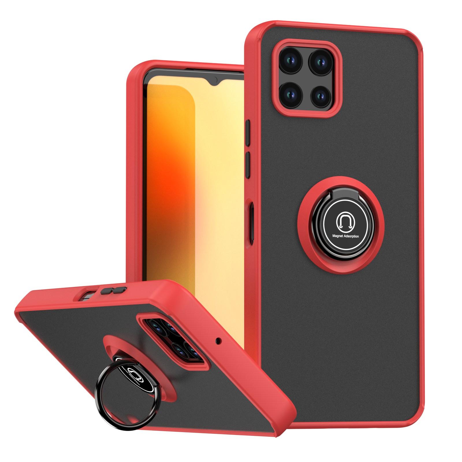 

Fit Revvl 7 Matte Clear Phone Case, Kickstand Shockproof Protective Cover Case For T-Mobile REVVL 7 PRO 5G Phone Cases PC TPU&just case&T-Mobile REVVL 7