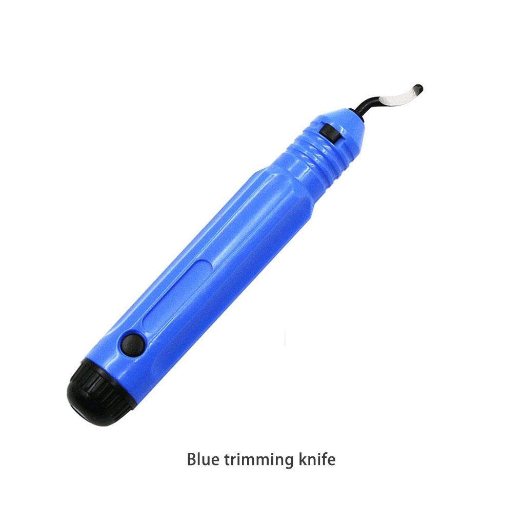 High Speeds Steel Burr Trimmer Portable Handheld DIY Nonslip Button Switch Furniture Scraper Trimming Tool Accessories