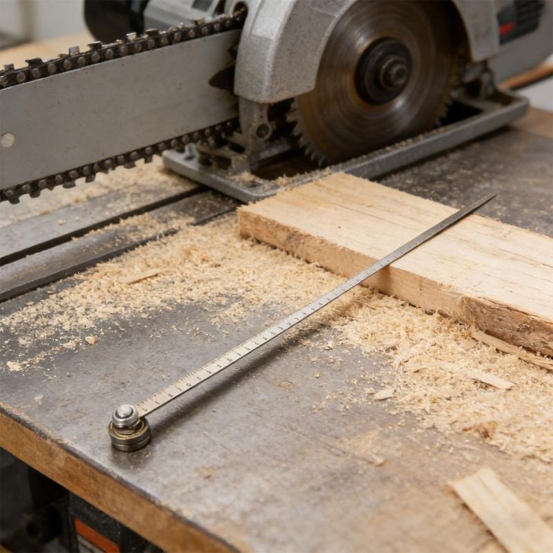 Single/Double Bearing Positioning Calipers Stainless Steel Ruler For Accurate Wood Cutting And Measuring