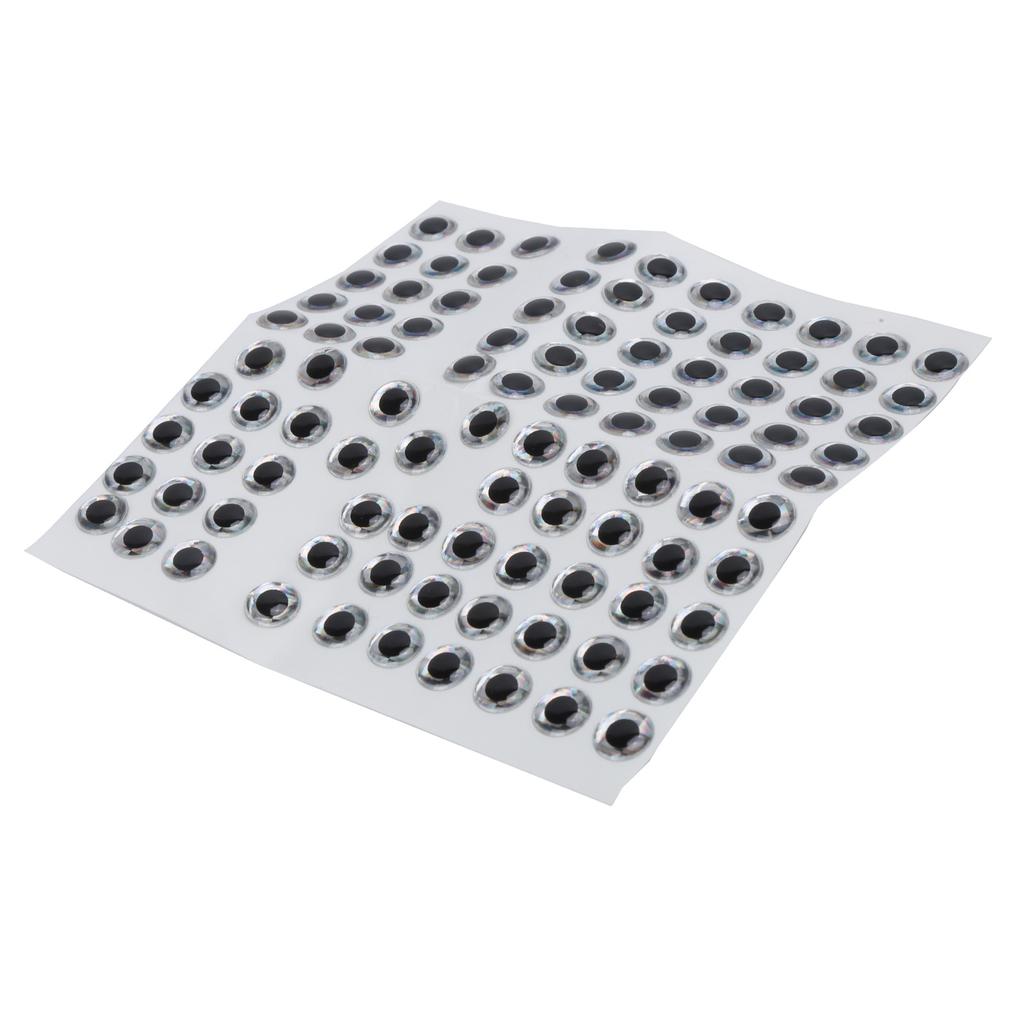 100Pcs Fish Eyes Stickers Artificial Simulation Fake Fishing Eyes Accessories for DIY Lures Making