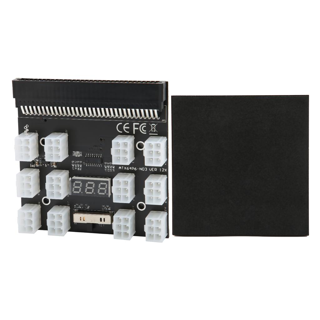 Netzteil Breakout Board Adapter PCB 12 ATX 2x3Pin Konverter 12V für HP PSU GPU Mining