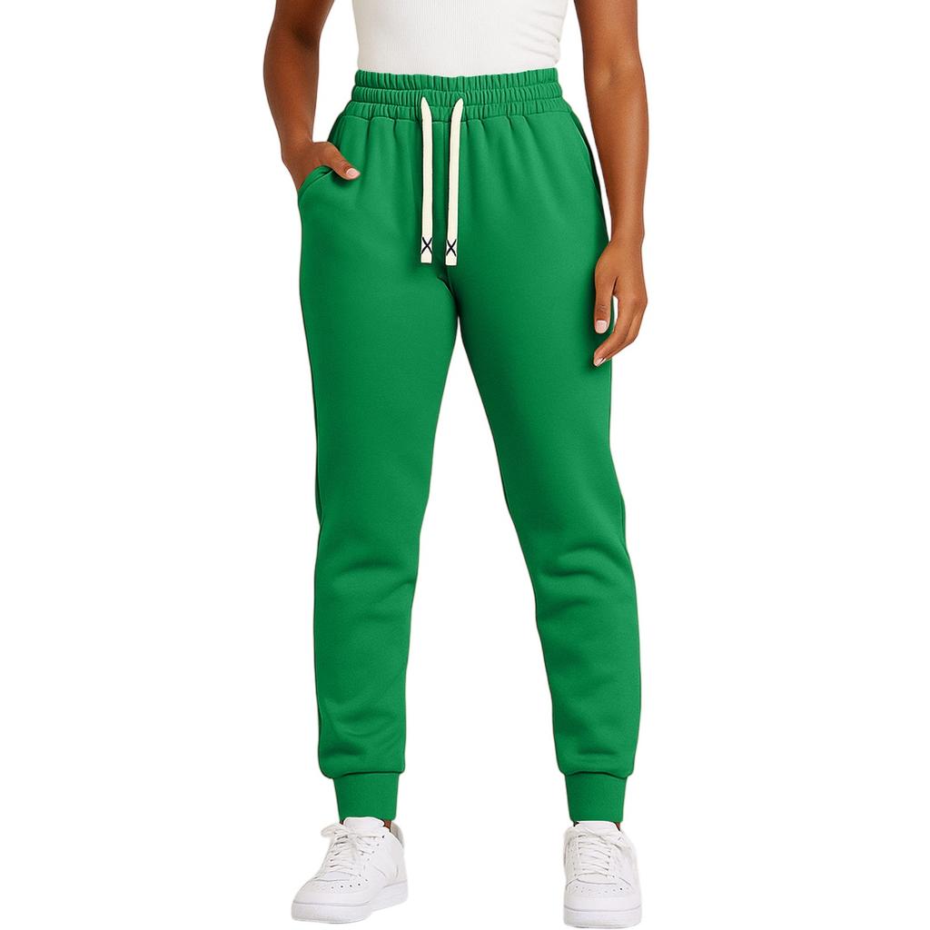 Women's Solid Color Sweatpants, Loose Casual Leggings