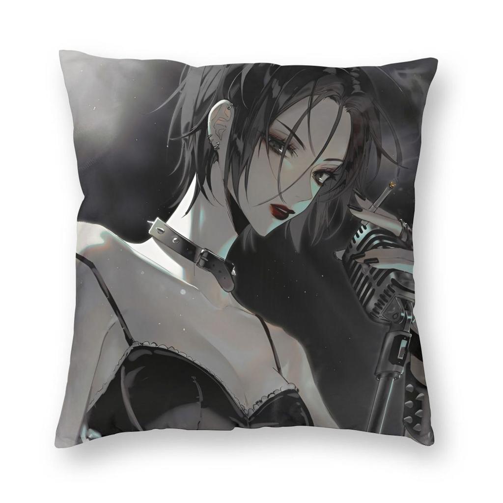 Japanese Manga Black Stones Nana Pillowcase Printing Polyester Cushion Cover Gift Pillow Case Cover Home Wholesale cm