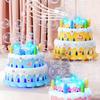 Cake Shape Bubble Machine Automatic Bubble Blowing Toy For Kids Outdoor Play Bubble Maker Toy for Birthday Celebration  Yellow