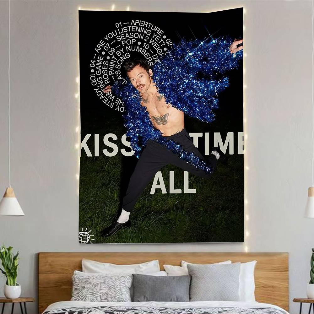 2026 Kissco Hharry Style Flags Wall Hanging Background Art Banner For Bedroom Home Outdoor Decor