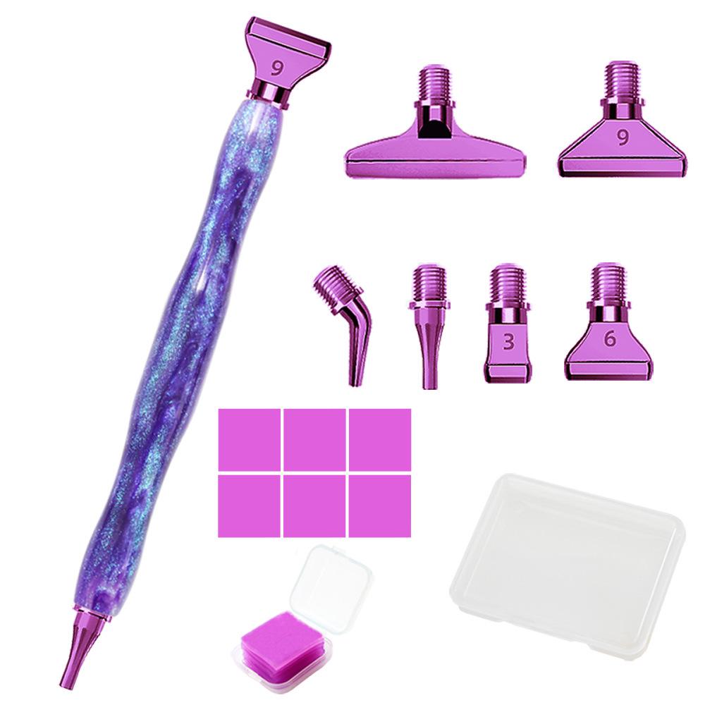 Diamond Painting Rhinestone Pen with Threaded Metal Tip for DIY Embroidery