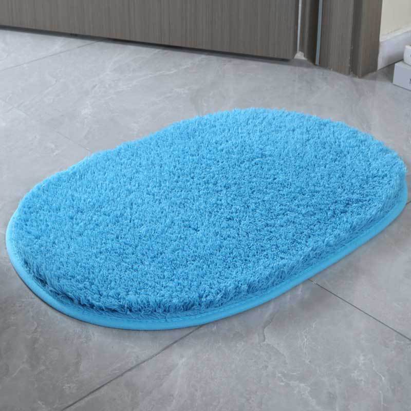 Oval Plush Carpet Room Decoration Floor Mat Large Area Carpet Living Room Non-slip Lounge Rug
