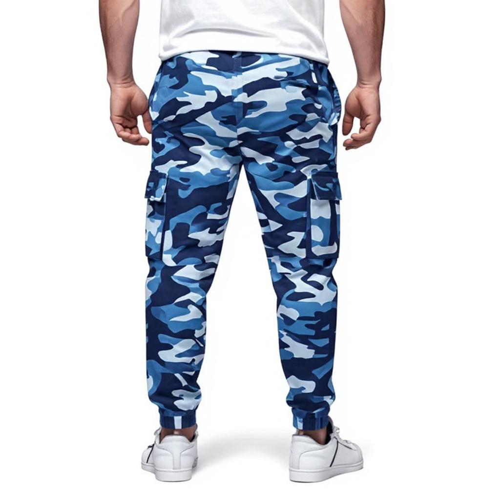 Men's  Outdoor  Leisure  Loose  Multiple Pockets  Workwear  Sports  Trousers