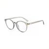 New black frame large frame glasses anti-blue light female plain artifact ultra-light glasses frame showing face small myopia frame