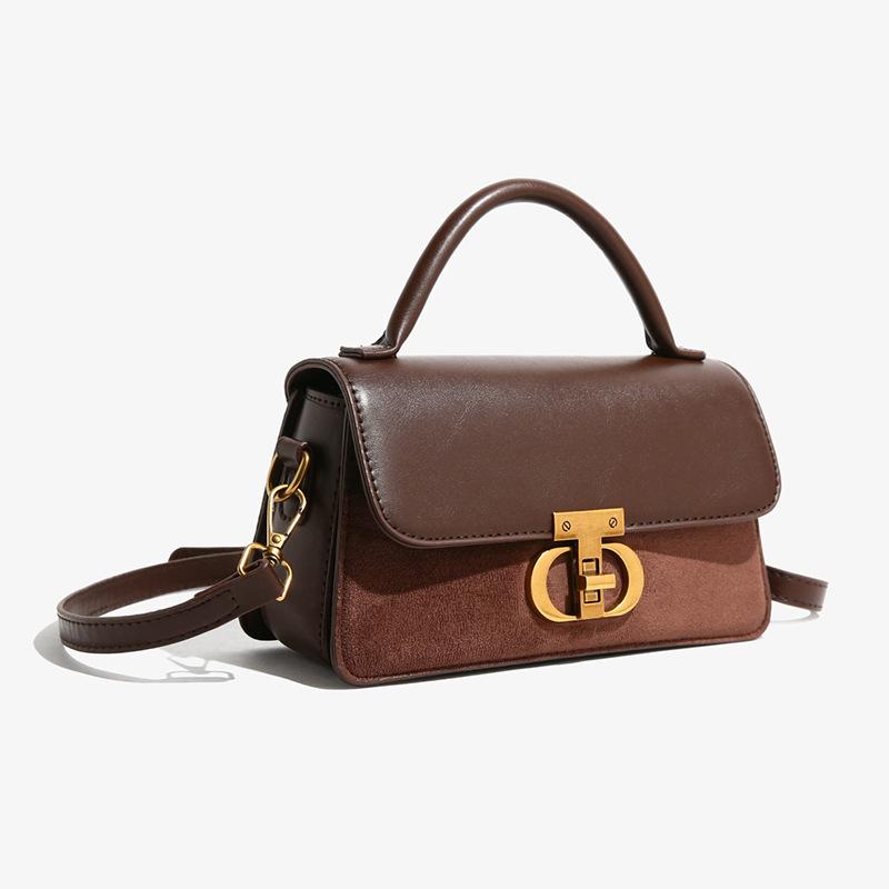 Premium Small Bag Women's Bag New Four-season Versatile Retro Shoulder Messenger Bag Storage Women's Portable Square Bag