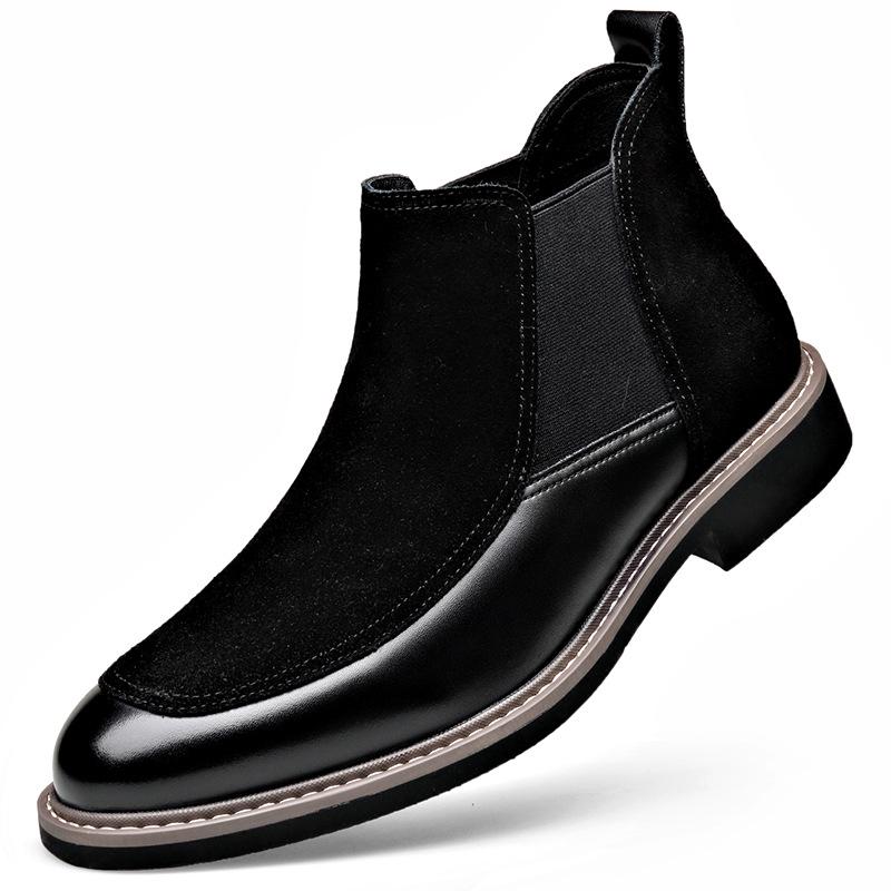 

Модные мужские ботинки Martin Chelsea с бархатной подкладкой для осени/зимы Size 42