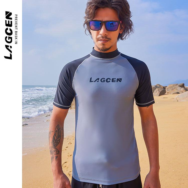 Herren-Tauchanzug, Badeanzug, langärmliger, schnelltrocknender Badeanzug