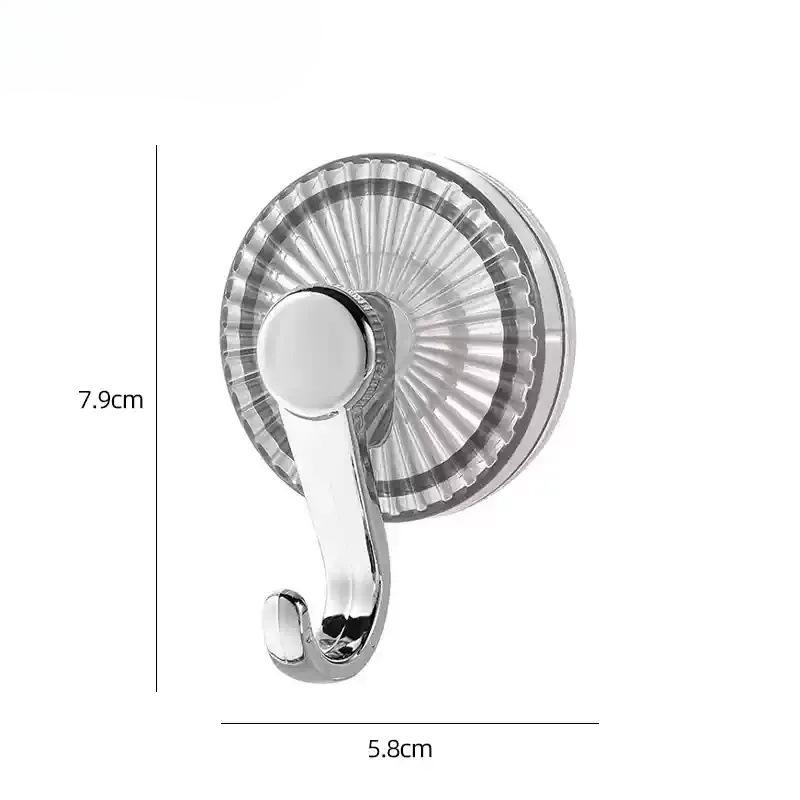 Obrotowy hak z przyssawką Mocna próżnia Bez wiercenia Samoprzylepny hak nośny, Do zawieszania na ścianie w kuchni i łazience