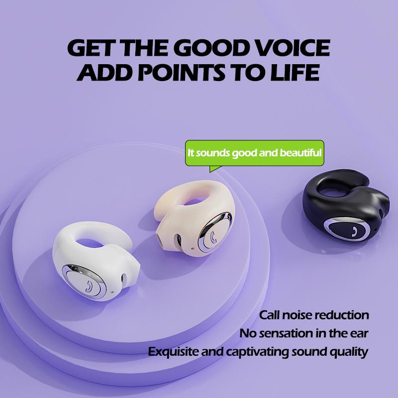 S9 Single Ear Bluetooth Wireless Earphone Ear-Clip Design Headphone Noise Reduction Bluetooth 5.3
