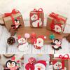 Christmas Lollipop Paper Cards Santa Claus/Penguin Candy Holder Package Xmas New Year Gifts Birthday Party Decorations