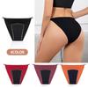 Plus Size Leak-Proof Ice Silk Period Thong for Women