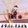 Handmade Dog Christmas Tree Pendant Cartoon Christmas Decoration Dog Christmas Ornament Curtain