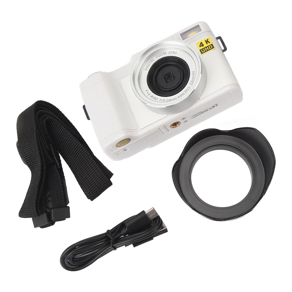Smart Digital Camera Anti Shake 3inch Screen Auto Face Beautifying Function 52mm Interface 16x Zoom 48MP 4K HD Digital Camera