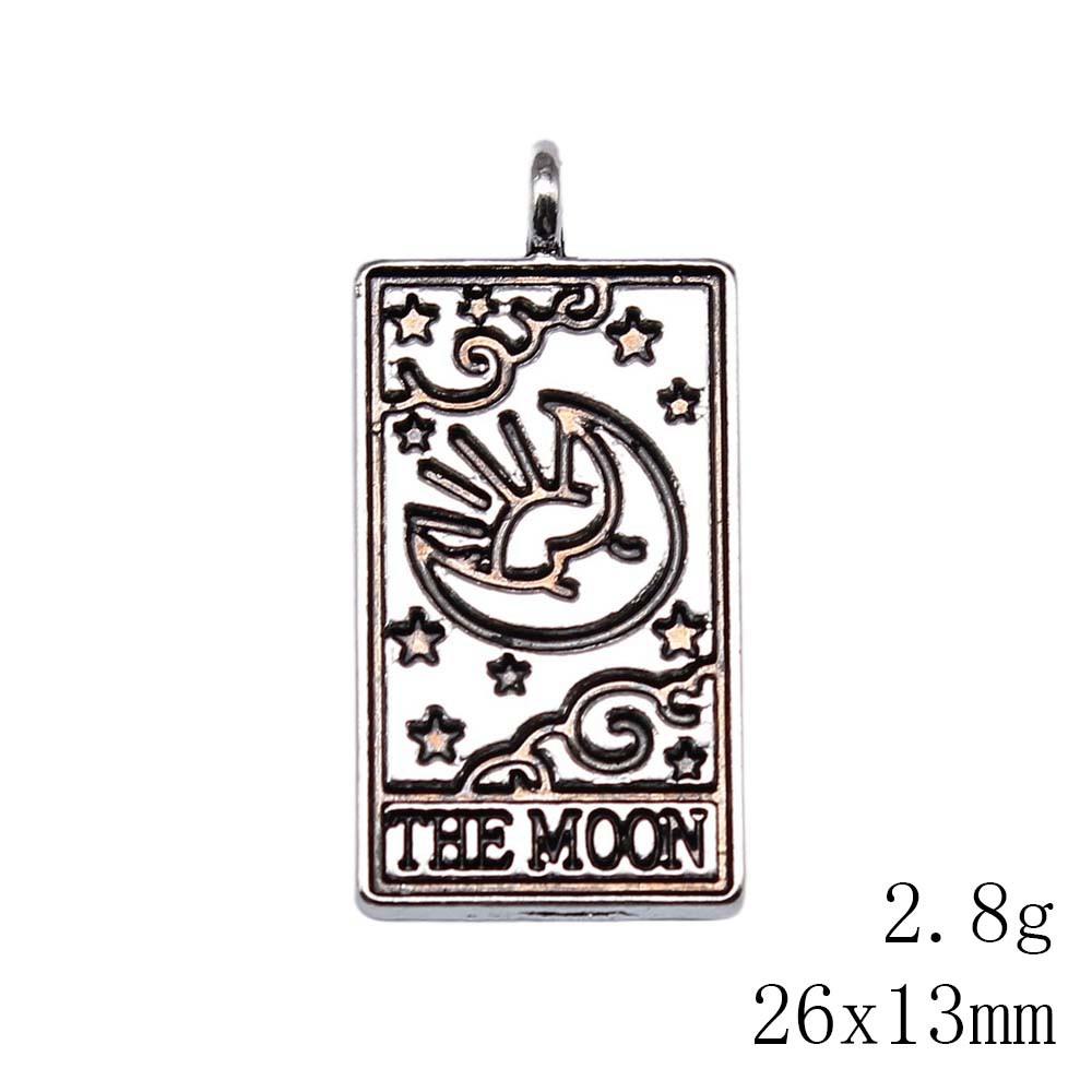 Christmas Decorations Charms For Necklace Friendship Puzzle Game Card Tarot Charms Pendant Home Garden Male Pendant
