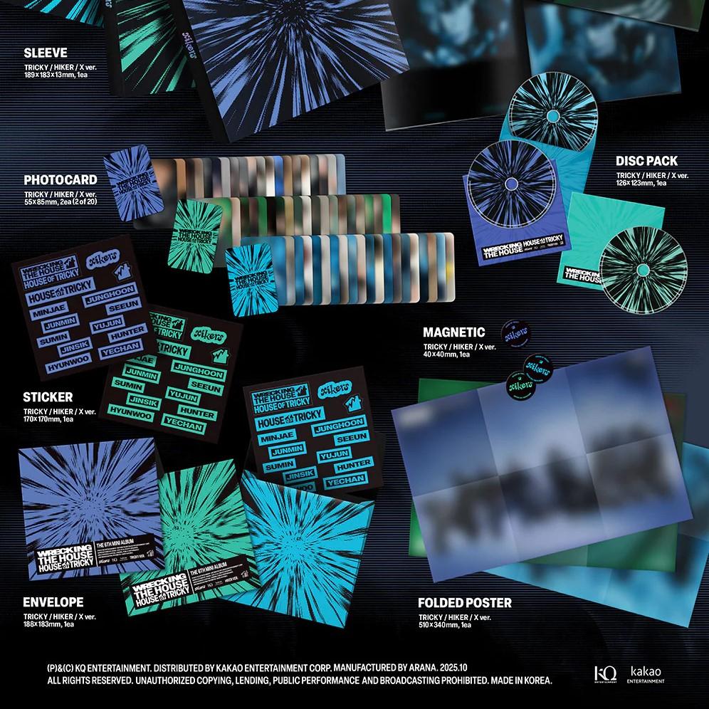 xikers [HOUSE OF TRICKY : WRECKING THE HOUSE] 6th Mini Album